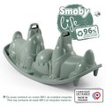 Hojdačka obojstranná s ergonomickými sedadlami Pes Green Dogs Rocker Life Smoby s držadlami zelená s UV filtrom od 18 mes - model 2025
