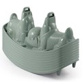 Hojdačka obojstranná s ergonomickými sedadlami Pes Green Dogs Rocker Life Smoby s držadlami zelená s UV filtrom od 18 mes - model 2025