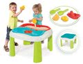 Stôl Voda&Piesok Smoby s dvojitým krytom a loďka s formičkami od 18 mes