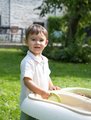 Stôl na vodu a piesok Water&Sand Table Life Smoby s otvorom pre slnečník a dvojitý kryt s loďkou formičkami a náradím s UV filtrom od 18 mes - model 2