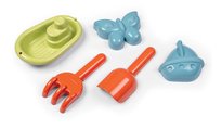 Stôl na vodu a piesok Water&Sand Table Life Smoby s otvorom pre slnečník a dvojitý kryt s loďkou formičkami a náradím s UV filtrom od 18 mes - model 2
