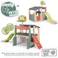 Hracie centrum s basketbalovým košom Fun Center Life Smoby 150 cm šmykľavka a futbalová brána s lezeckou stenou s UV filtrom od 24 mes - model 2025