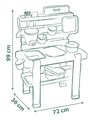 Kuchynka pre záhradníkov Mud Kitchen Life Smoby hra s trávou kvetinami a pieskom 15 doplnkov s náradím a nádržou na vodu od 3 rokov - model 2025
