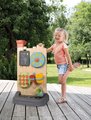 Hracia stena hry s loptou a vodou Activity Wall Life Smoby obojstranná so športovými aktivitami nastaviteľná s 29 doplnkami s UV filtrom od 24 mes - m