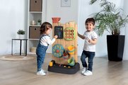 Hracia stena hry s loptou a vodou Activity Wall Life Smoby obojstranná so športovými aktivitami nastaviteľná s 29 doplnkami s UV filtrom od 24 mes - m