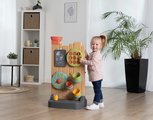 Hracia stena hry s loptou a vodou Activity Wall Life Smoby obojstranná so športovými aktivitami nastaviteľná s 29 doplnkami s UV filtrom od 24 mes - m