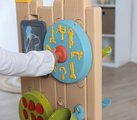 Hracia stena hry s loptou a vodou Activity Wall Life Smoby obojstranná so športovými aktivitami nastaviteľná s 29 doplnkami s UV filtrom od 24 mes - m