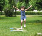 Dobrodružná dráha so 4 chodníkmi Adventure Course Life Smoby 4 oporné body na rozvoj rovnováhy a pohybových zručností detí od 24 mes - model 2025