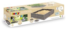 Pieskovisko a zeleninová záhradka k všetkým domčekom Square Garden Sandpit Smoby s podložkou na 75 kg piesku/60 l zeminy 76*76 cm od 24 mes