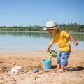 Vedro set z cukrovej trstiny Ocean Bio Sugar Cane Bucket Smoby 6 dielov z kolekcie Smoby Green 100% recyklovateľné od 18 mes