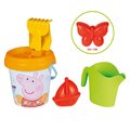 Vedro set Peppa Pig Medium Garnished Bucket Life Smoby s krhlou 6 dielov 18 cm výška od 18 mes