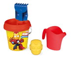 Vedro set Iron Man Medium Garnished Bucket Smoby s krhlou 6 dielov 18 cm výška od 18 mes