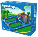 Vodná dráha s prístavom Harbour AquaPlay so žeriavom vodnou pumpou a 3 loďky s 2 figúrkami AQ1543