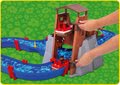 Vodná dráha Adventure Land AquaPlay dobrodružstvo pod vodopádom a 2 figúrky v horskej veži s vodným delom