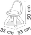 Stolička pre deti Kid Chair Yellow Smoby žltá s UV filtrom s nosnosťou 50 kg výška sedadla 27 cm od 18 mes