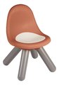 Stolička pre deti KidChair Terra Cotta Life Smoby červená s UV filtrom 50 kg nosnosť výška sedadla 27 cm od 18 mes - model 2025