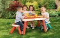 Stôl pre deti KidTable Smoby zelená/modrá/červená s UV filtrom od 18 mes