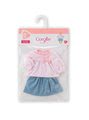 Oblečenie sada Top & Skirt Bébé Corolle pre 30 cm bábiku od 18 mes