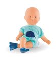 Bábika Mini Bath Blue Corolle s hnedými očami a plutvami 20 cm od 18 mes