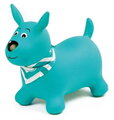 Skákací pes Blue Hopper Dog Ludi s pumpou na nafukovanie modrý od 10 mes