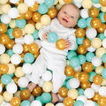 Plastové loptičky Balls Ludi 90 kusov od 6 mes