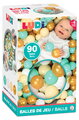 Plastové loptičky Balls Ludi 90 kusov od 6 mes