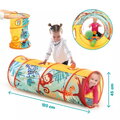 Preliezací tunel Jungle Play Tunnel Ludi 3 otvory od 24 mes
