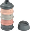 Dávkovač sušeného mlieka Formula Milk Container Beaba 4-dielny Mineral Grey Pink sivo-ružový od 0 mes