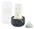 Ohrievač dojčenských fliaš a sterilizátor Baby Milk Second Ultra Fast Bottle Warmer Beaba Night Blue ultra rýchly modro-biely od 0 mes