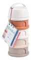 Dávkovač sušeného mlieka Formula Milk Container Cotton White Terracotta Beaba 4 dielny oranžovo-hnedý od 0 mes