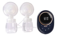 Odsávačka materského mlieka Double Electric Breast Pump Night Blue Beaba elektrická dvojitá 3 režimy a 9 úrovní výkonu 180 ml BE911736