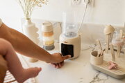 Ohrievač dojčenských fliaš a sterilizátor Multi Milk Clay Beaba 5 programov béžový od 0 mes