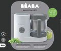 Parný varič a mixér Babycook® Neo Grey White Beaba šedo-strieborný od 0 mesiacov