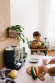 Parný varič a mixér Beaba Babycook Smart® Charcoal Grey čierno-biely