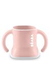 Hrnček Old Pink Beaba 3v1 Evolutive s cumlíkom ružový od 4 mes
