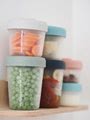 Set 6 dóz na jedlo Beaba Pro Food Storage 6 clip 2x90ml + 2x150 ml + 2x250 ml