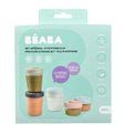 Set 6 dóz na jedlo Beaba Pro Food Storage 6 clip 2x90ml + 2x150 ml + 2x250 ml