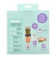 Set 6 dóz na jedlo Beaba Pro Food Storage 6 clip 2x90ml + 2x150 ml + 2x250 ml