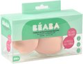 Hrnček pre bábätká Silicone Learning Cup Pink Beaba s vrchnákom na učenie sa piť od 8 mes ružový