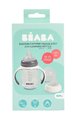 Fľaša Bidon na učenie pitia 2in1 Training Bottle Beaba Mineral Grey 210 ml sivá od 4 mes