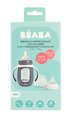 Fľaša Bidon na učenie pitia 2in1 Training Bottle Beaba Mineral Grey 210 ml so silikónovým obalom sivá od 4 mes