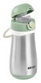 Fľaša Bidon s dvojitými stenami Stainless Steel Bottle Beaba Sage Green 350 ml z nehrdzavejúcej ocele zelená od 18 mes