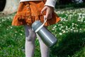 Fľaša Bidon s dvojitými stenami Stainless Steel Bottle Beaba Mineral Grey 350 ml z nehrdzavejúcej ocele sivá od 18 mes