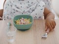 Miska pre bábätká Silicone Suction Bowl Beaba Sage Green zo silikónu zelená od 4 mes