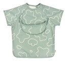 Podbradník 2v1 Bib with Removable Sleeves Sage Green Beaba s odnímateľnými rukávmi vodeodolný zelený od 4 mes BE913577