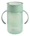 Hrnček pre bábätká 360° Learning Cup Sage Green Beaba na samostatné pitie 340 ml zelený od 12 mes BE913582
