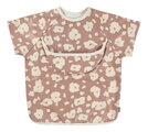 Podbradník 2v1 Bib with Removable Sleeves Savannah Bloom Beaba s odnímateľnými rukávmi vodeodolný hnedý od 4 mes BE913597