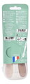 Prvé tréningové lyžičky First Age Silicone Spoons Clay Duo Beaba zo silikónu na samostatné jedenie v praktickom obale 2 kusy hnedé od 4 mes BE913599