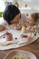 Jedálenská súprava Silicone Meal Set Cotton Candy Beaba zo silikónu 4 dielna ružová od 4 mes