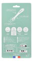 Tréningové lyžičky Second Age Silicone Spoons Natural Set Beaba zo silikónu na samostatné jedenie 4 kusy od 8 mes